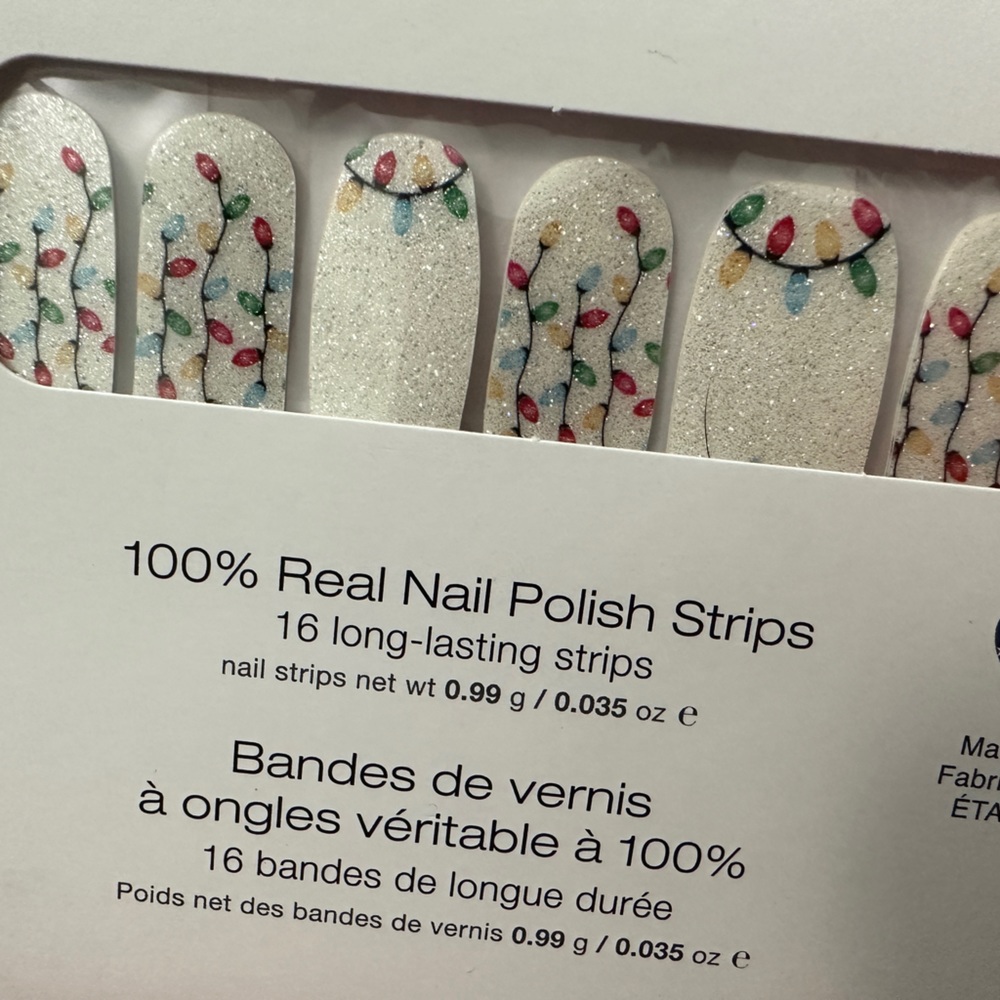 Color Street Nail Polish Strips *Light The Night*.